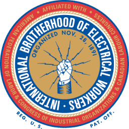 Logo The International Brotherhood of Electrical Workers