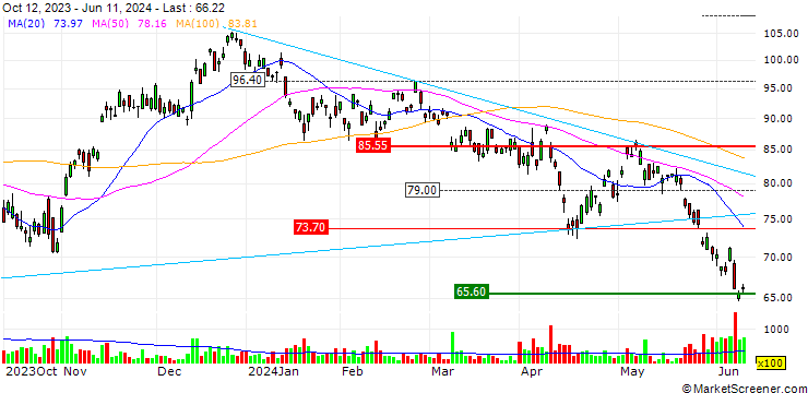 Chart Direxion Daily Brazil Bull 2X Shares ETF - USD