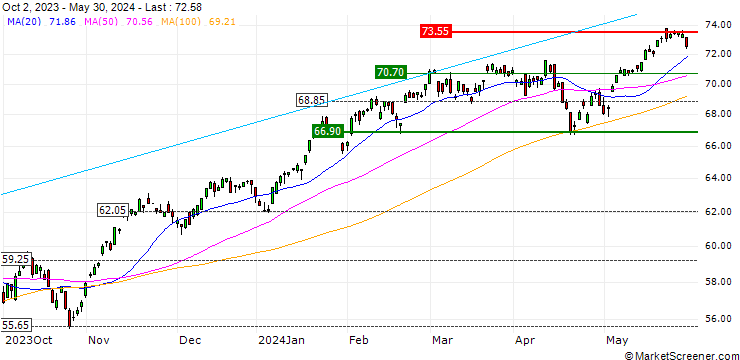 Chart HORIZON NASDAQ100SHR